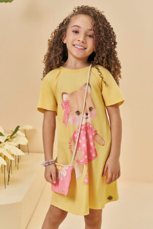 Vestido Kukiê com Bolsa