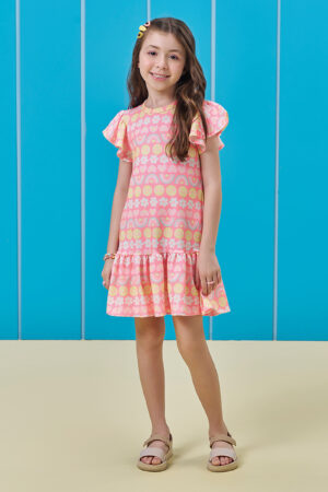 Vestido Kukiê flores